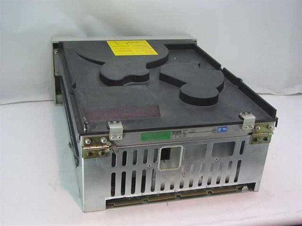 Digital TS05-AA – top and rear view showing dual reel platters, yellow warning label, and rear ventilation panel