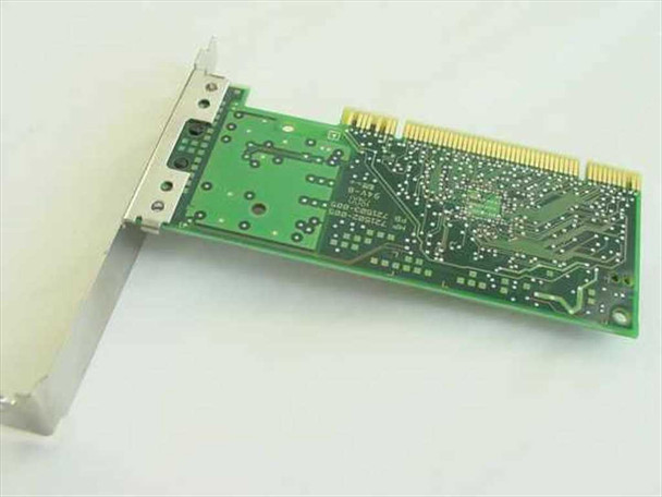 Intel 721383-009 PCI network card — PCB back side showing solder traces and part number label
