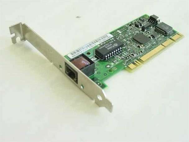 Intel 721383-009 10/100 PCI Network Card — front view showing RJ-45 port bracket and PCB components