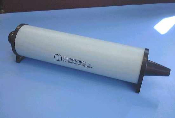 Spirometrics Inc. 3 Liter Calibration Spirometer Syringe for Calibration 3 L.