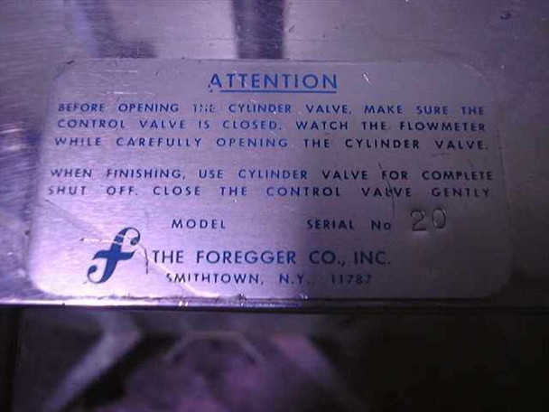 Foregger Forevet Portable Veterinary Anesthesia Machine N2O & O2