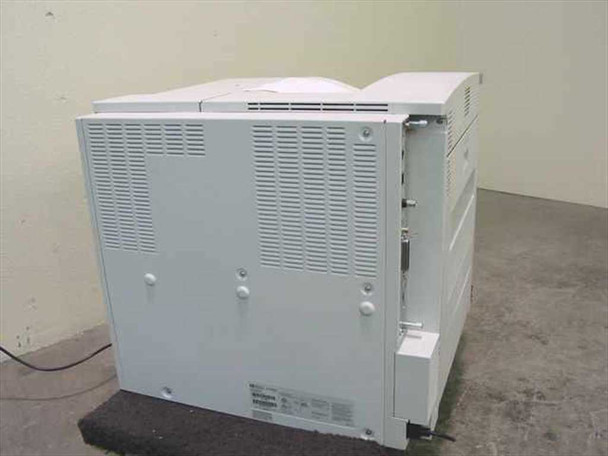 HP LaserJet 5Si MX C3166A — rear view showing ventilation panels, rear I/O area, and power cord