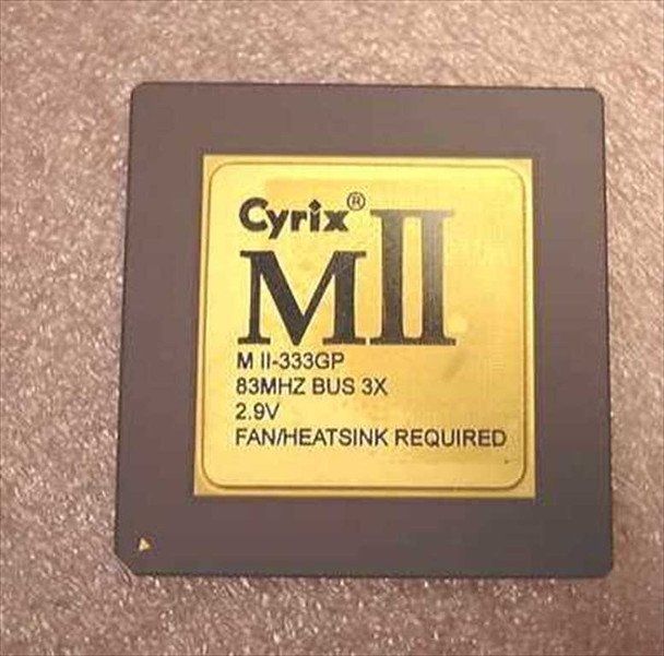 Cyrix MII-333GP MII 333GP Processor 83Mhz Bus 3X 2.9V