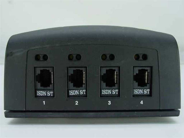 Polycom PVS-XX19-Q — rear panel showing four labeled ISDN S/T ports numbered 1 through 4