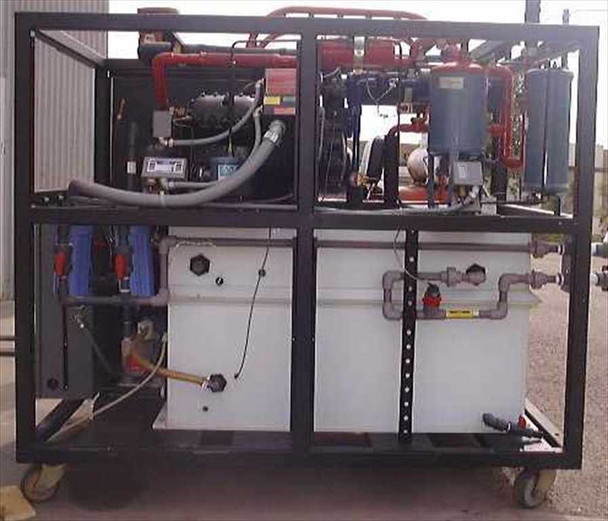 M and W Systems RPC 460-A-10GPM-DT-AA Flowrite 45KW/10HP water chiller cooling system