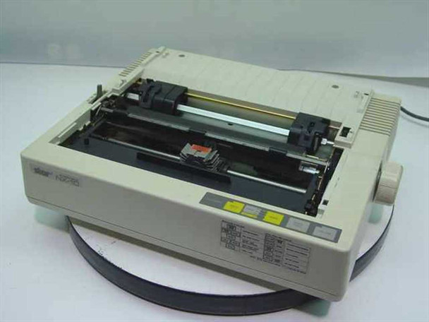 Star NX-10 Dot Matrix Printer - missing top plastic - yellow