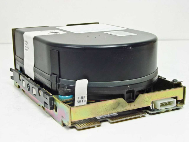 IBM 90X8526 44MB MFM hard drive — right side view showing jumper block labeled T RES PIN 1, power connector, and drive casting