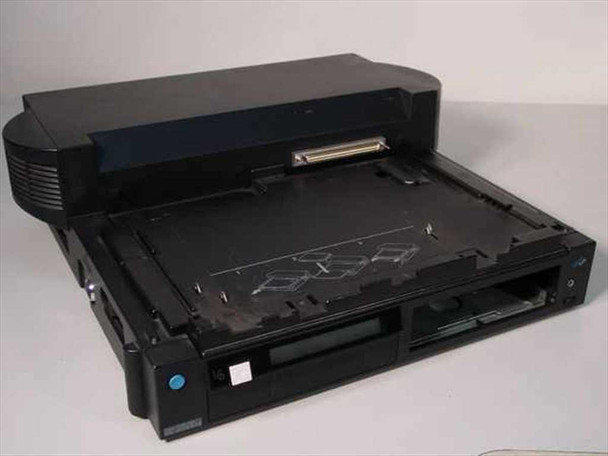 IBM 3546-001 ThinkPad Docking Station II – top/front three-quarter view showing laptop bay open and docking connector