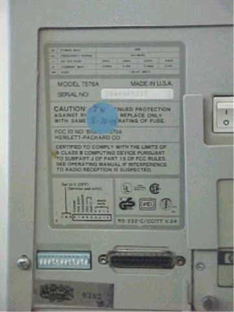 HP 7576A Draftpro EXL A-E size 8-Pen Plotter