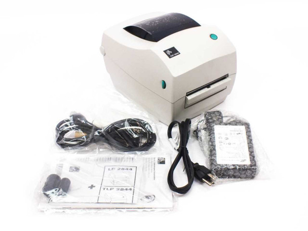 Zebra 2844-10371-0002 TLP2844 Thermal Label Printer USB Parallel w/ Power Supply