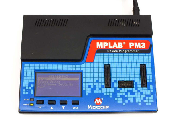 Microchip 10-00359-R12 DV007004 MPLAB PM3 Device Programmer with Power Supply