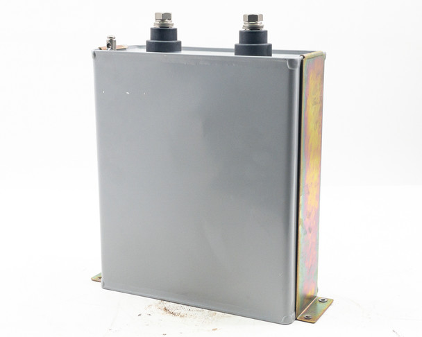 TOEI 08-Y21 high voltage DC film capacitor – opposite side view showing clean metal case with no visible damage