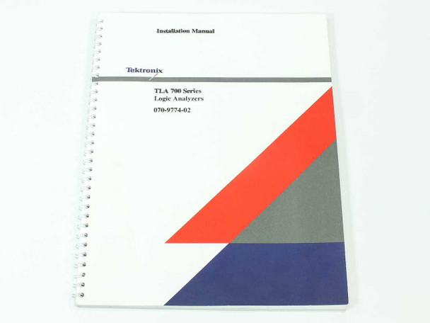 Tektronix TLA 700 Series Logic Analyzers Installation Manual