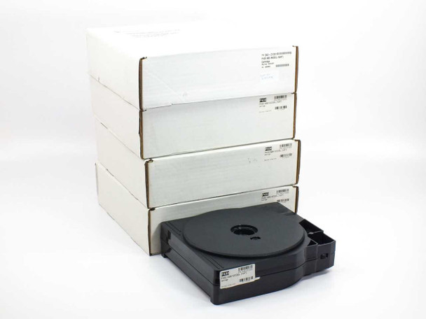 Stratasys P430 ABSplus cartridge lot of 5 — four boxed NAT cartridges stacked with one open black cartridge in front