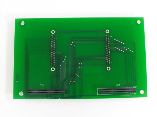 DT9834 Interface Board 920-0401 — alternate bottom/solder-side view showing J2 and J3 edge connectors