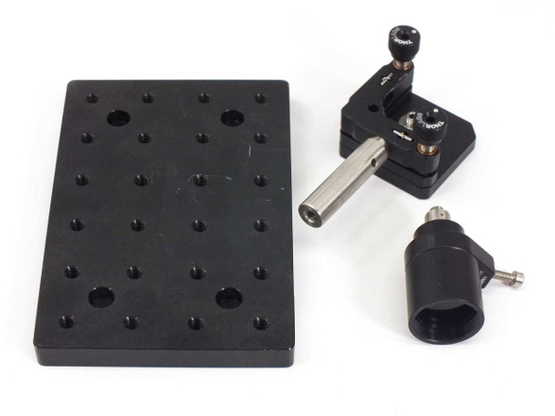 Thorlabs Optomechanical Breadboard MB4 4x6" with F810SMA-1310, KM100T & LMR1