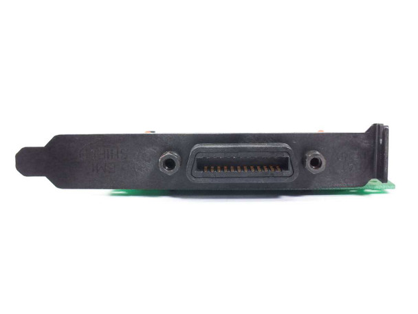 Ziatech ZT 1444A — bracket edge view showing 24-pin IEEE 488 GPIB Centronics-style connector on the slot bracket