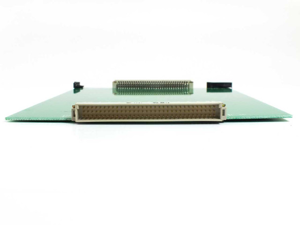 Jeol EXPNDR-S BP100669-01 PCB — opposite front edge view showing large multi-pin connector at bottom and smaller connector at top edge