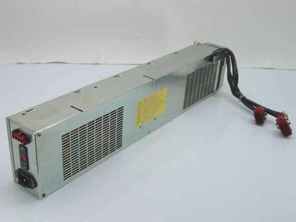 Roal Electronics 8266398 power supply – side profile view showing full length of vented aluminum chassis and output cable harness