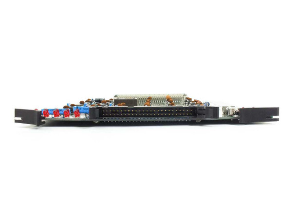 Jeol HSCAN DMA Control3 PB Board BP102102-01 — side profile view showing large multi-pin edge connector and red component leads