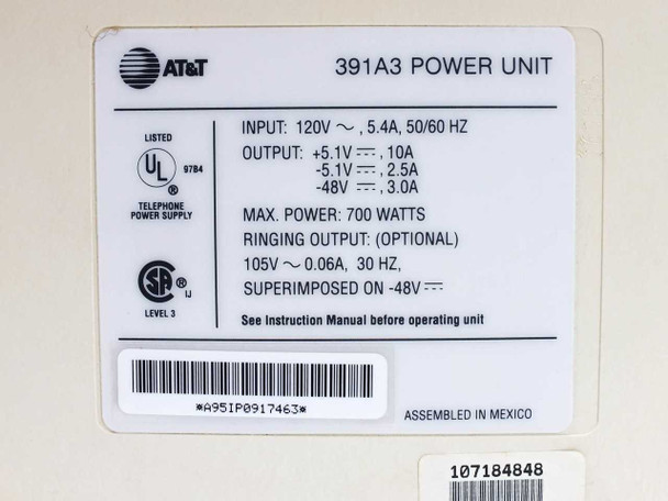 Avaya Lucent 391A3 Merlin Legend AT&T Power Unit - Phone System PBX 107814848