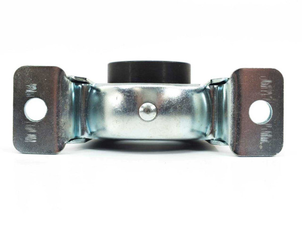 NTN AELRPP206-103W3 pillow block – rear view showing two mounting bolt holes and center grease fitting