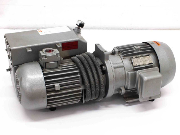 Busch RC 0100 Single Stage Rotary Vane Vacuum Pump with 5 HP Motor