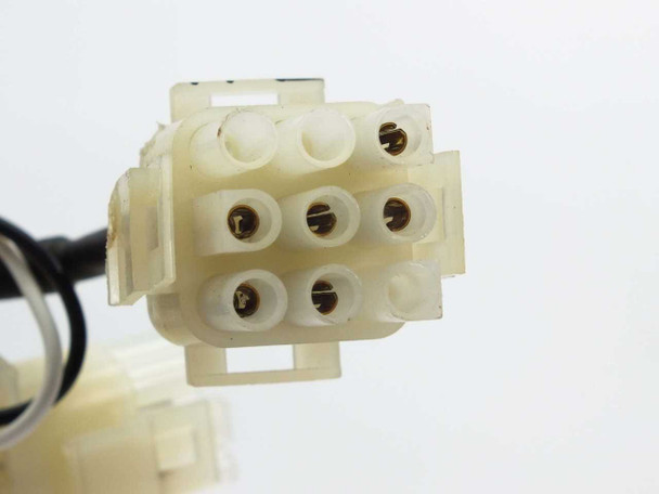 Laurier HA245 wiring harness – close-up of multi-pin connector showing fully populated male pin contacts
