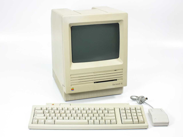 Apple M5011 Macintosh SE FDHD Compact Monochrome Computer 40MB Hard Drive 800K Floppy