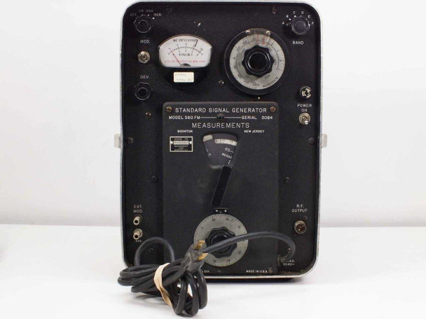 Measurements 560FM RF Standard Signal Generator 25 ~ 960 MHz - McGraw-Edison