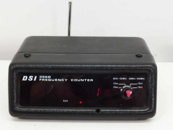 DSI 3550 Frequency Counter with Antenna - Powers On