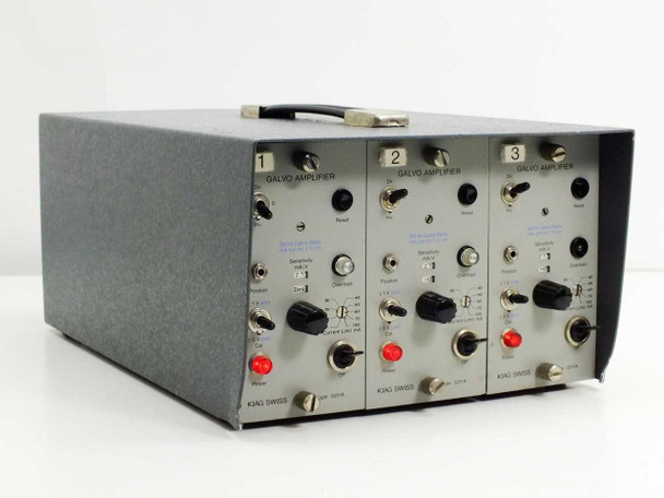 Kistler Instruments 5805 3-Channel Galvo Amplifier with 3x Kiag Swiss 5211A