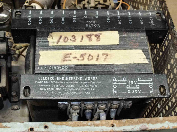 Eimac 2901 622 1623 Vintage Tube Induction Heater with Cart