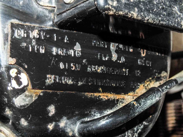 Compressor nameplate label on Tronic MK IV showing model and electrical ratings (partially legible)