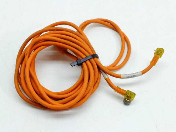 Lumberg ASB2 Lot of 4 DAMAGED Automation Cables - M12 4-Pole M8 Splitter - As Is