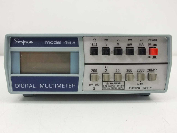 Simpson 463 Digital Multimeter - AS-IS