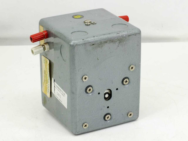 General Radio W2M Variac autotransformer — rear panel view showing gray steel enclosure and mounting screw pattern