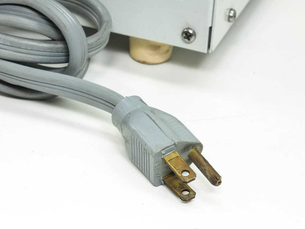 SMC IDF3C power cord close-up showing standard NEMA 5-15P 3-prong US plug
