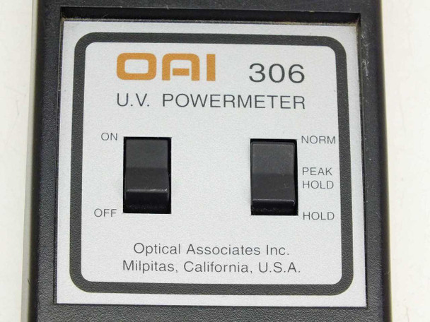 OAI Model 306 Handheld UV Intensity / Power Meter with 0306-001-04 365nm Probe