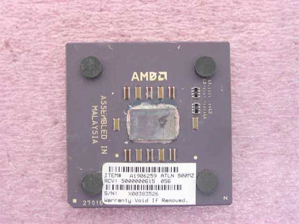 AMD 900 MHz Athlon Processor Socket A 462 (A0900AMT3B)