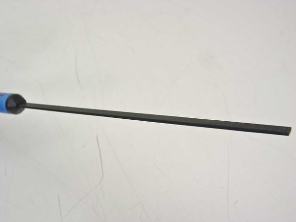 Close-up of STB4-0404 Hall effect probe flat sensing element / Hall chip on tip
