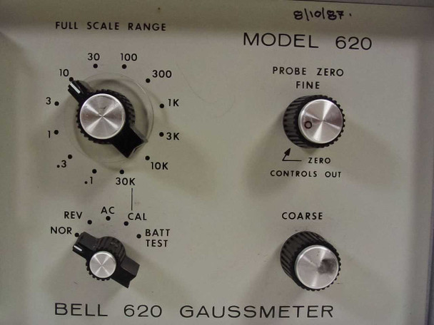 F.W. Bell Model 620 Gaussmeter with STB4-0404 Probe - Gauss Meter - AS IS