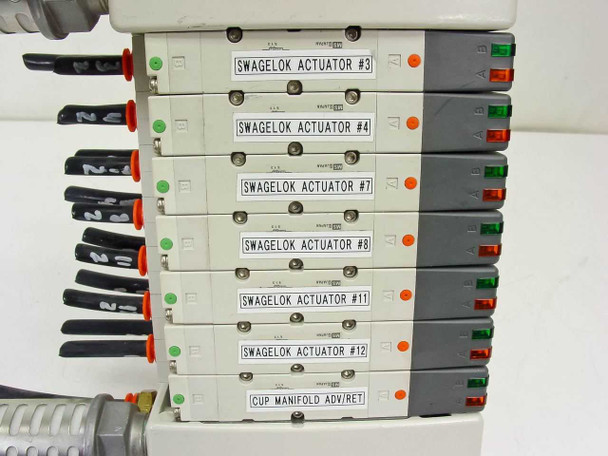 SMC EX250-SDN1 SI DeviceNet PLC Air Valve Manifold - Crack in Plastic