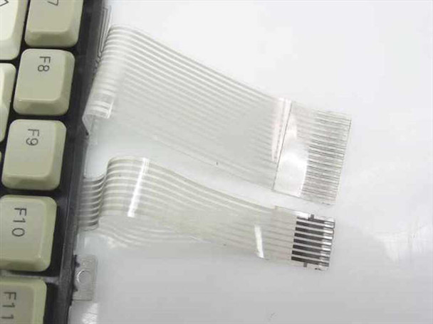 Acer NSK-082 keyboard flat ribbon cable connectors – close-up detail showing dual FFC ribbon tails