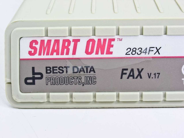 Best Data 2834FX 28,800bps Smart One Modem - V.34 Fax V.17 - No Power Supply