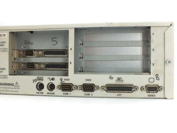 Pitney Bowes J486 PC 80486 CPU 540MB HDD Maxtor 7546AT 11MB RAM 5x ISA - G385108