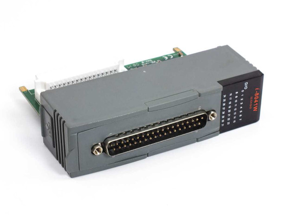 ICP DAS I-8041W 32-channel isolated digital output module – angled front view showing DB37 connector and gray housing with I-8041W label