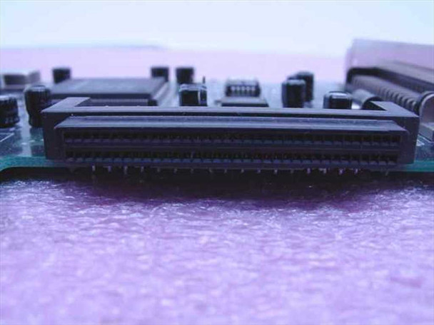 Adaptec AHA-2940UW Ultra Wide SCSI PCI card — close-up of onboard 68-pin internal SCSI connector