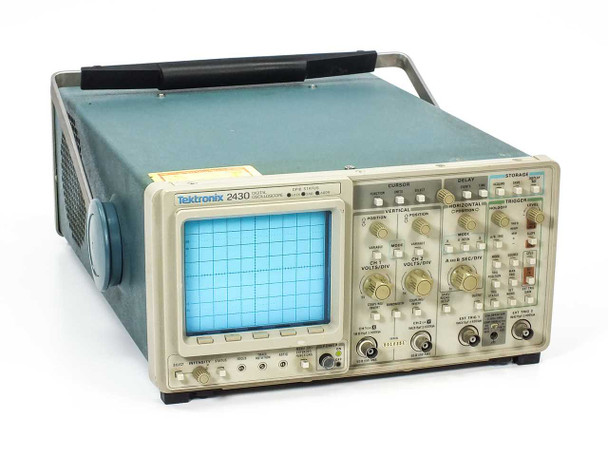 Tektronix 2430 150MHz 2-Ch Digital Oscilloscope 100MSa/s - 6100 Error - As-Is