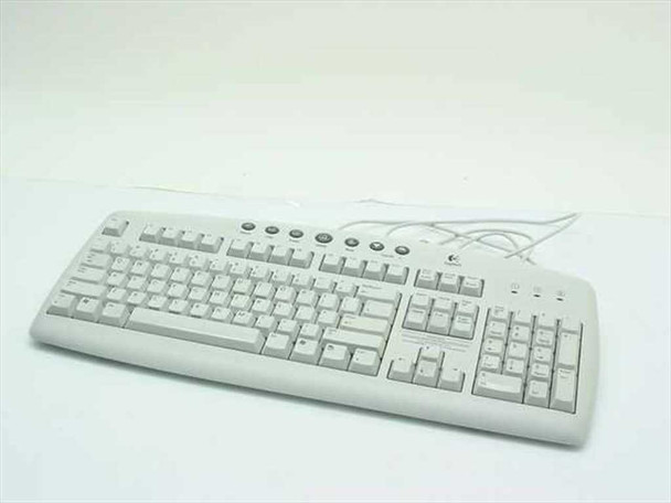 Logitech Y-ST39 Key Internet Keyboard - Yellowed Plastic